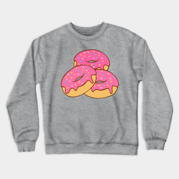 You can't buy peace, but you can buy 3 donuts. Crewneck Sweatshirt by Plushism